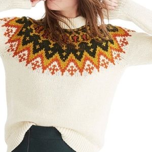 MADEWELL Fair Isle Sweater Size XS